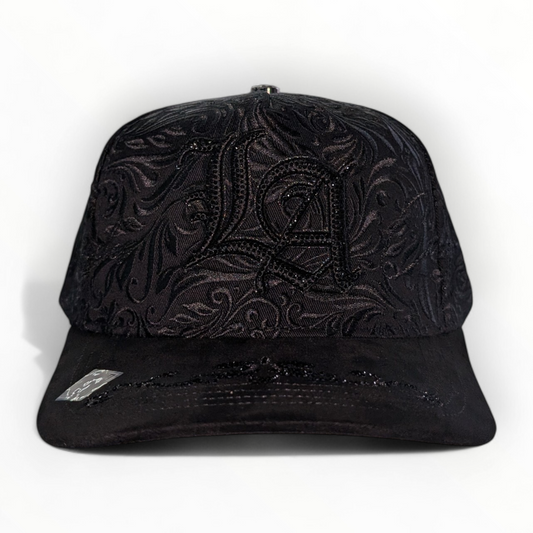 LA blackout Embroidered Snapback